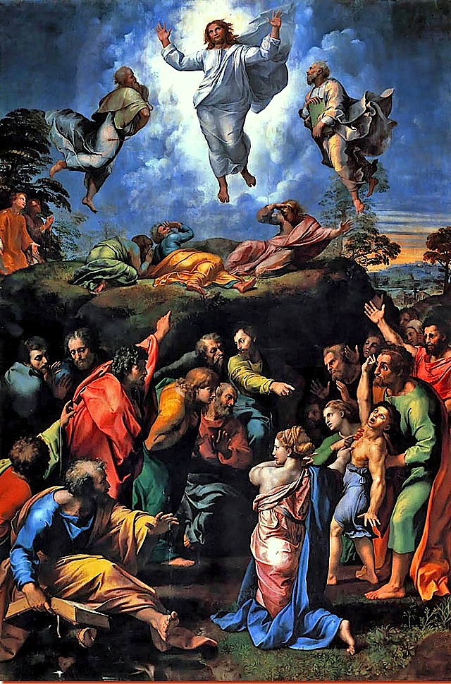Raffaello Trasfigurazione Pinacoteca Vaticana